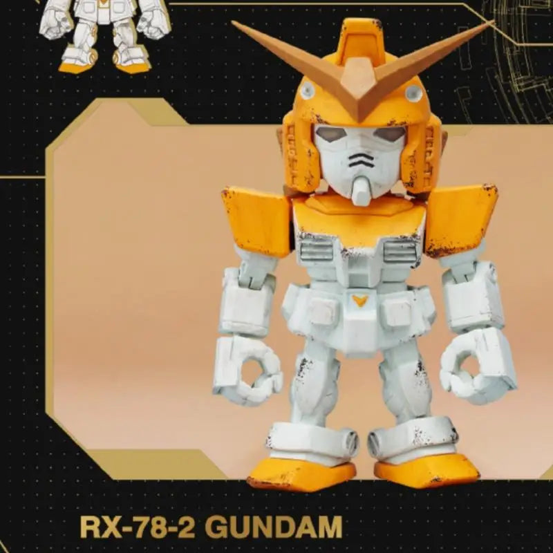 Original Bandai Gundam Blind Box QMSV 5TH Anniversary Special Toy Mystery Box RX-78-2 ZAKU FREEDOM XXXG-00W0 Action Figure Gift