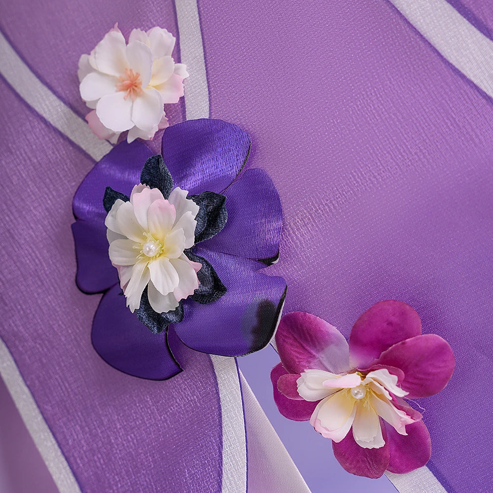 Honkai Star Rail Castorice Cosplay Costume Wig Dress Headwear Luminous Props Halloween Party for Women Girls Carnival Cos iCoser