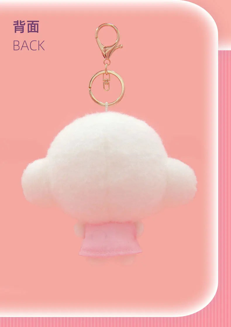 Sanrio New Kawaii Cute Cogimyun Kogimyun Plush Keychain Kids Stuffed Plush Toys Small Pendant Birthday Gifts For Children Girls
