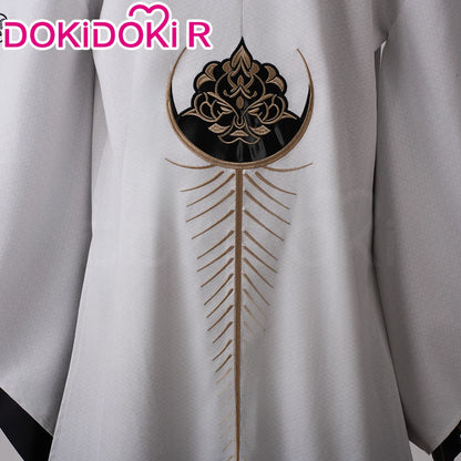 Kotoyuki Tsuneki Cosplay Costume Game【S-2XL】DokiDoki-R Men White Black Kimono Fox Mask Cosplay Suits Plus Size