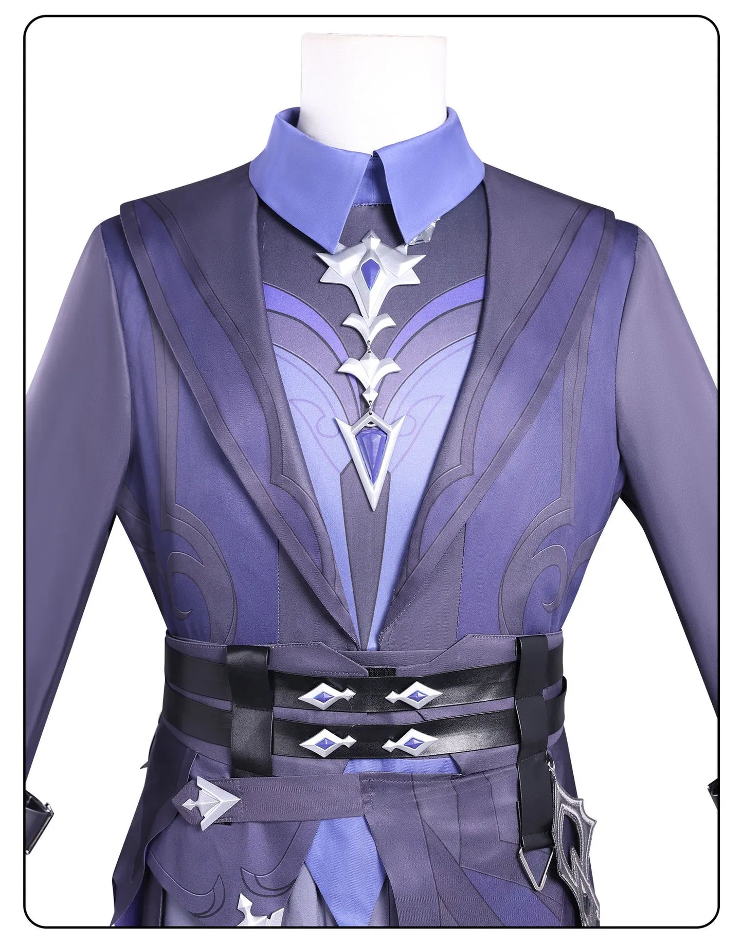 Genshin Impact Kyryll Chudomirovich Flins Cosplay Costume Wig Uniform Halloween Party for Women Men Carnival Role Play Outfit