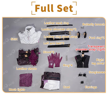 IN STOCK  UWOWO Cosplay Kafka Honkai: Star Rail Kafka Cosplay Costume スターレイル Honkai Impact Cosplay Role Play Outfit