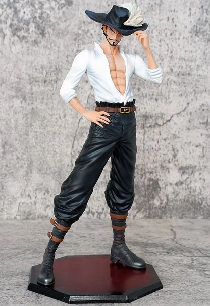29cm ONE PIECE Dracule Mihawk Anime Figures Top Decisive Battle Action Figure PVC Model Toys Collection Ornaments Doll Fans Gift