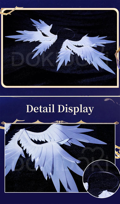 Sunday Robin Wings Headwear Headband Cosplay Props Game Honkai:Star Rail DokiDoki Sunday Electric Wings Robin Accessories