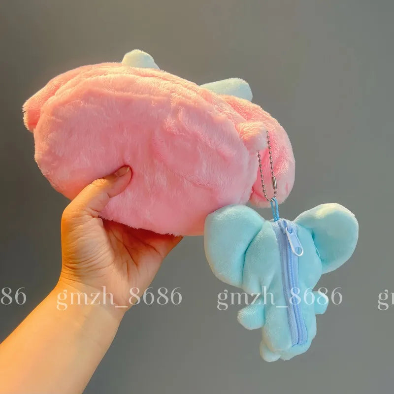 Cartoon Anime Bag Pencil Case and Coin Purse Kuromi My Melody KT Cat Plush Bag Anime Bag Cosmetic Bag Birthday Gifts Girl Women