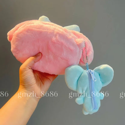 Cartoon Anime Bag Pencil Case and Coin Purse Kuromi My Melody KT Cat Plush Bag Anime Bag Cosmetic Bag Birthday Gifts Girl Women