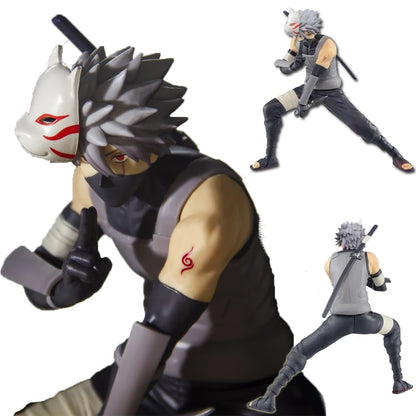 17cm Bandai Naruto Anime Figure Hatake Kakashi Action Figure Vibration Stars PVC Collection Model Ornaments Toys Birthday Gifts