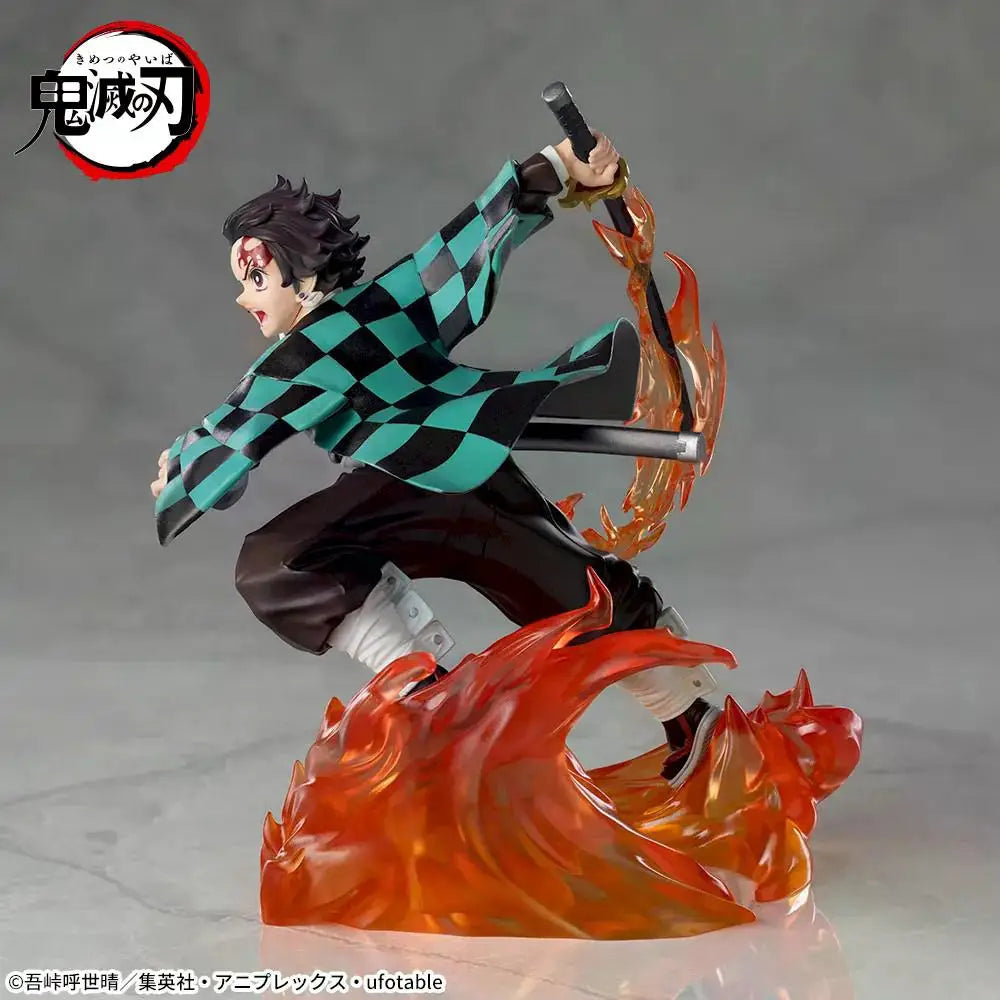 SEGA XrossLink Demon Slayer Tanjiro Kamado Akaza Tomioka 150mm PVC Model
