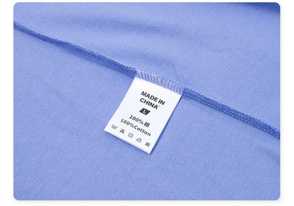 ZODF Trendy 2025 Men Basic Solid Cotton T-Shirts Unisex Male 190gsm Summer Loose Comfortable Soft Tees Shirt Streetwears HY0040