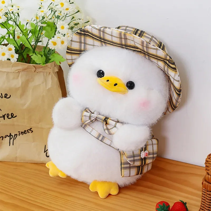 New 25/35/45cm Kawaii Cute Gentleman Duck Plush Toy Children's Pillow Doll Interior Decoration Boys and Girls Birthday Gifts