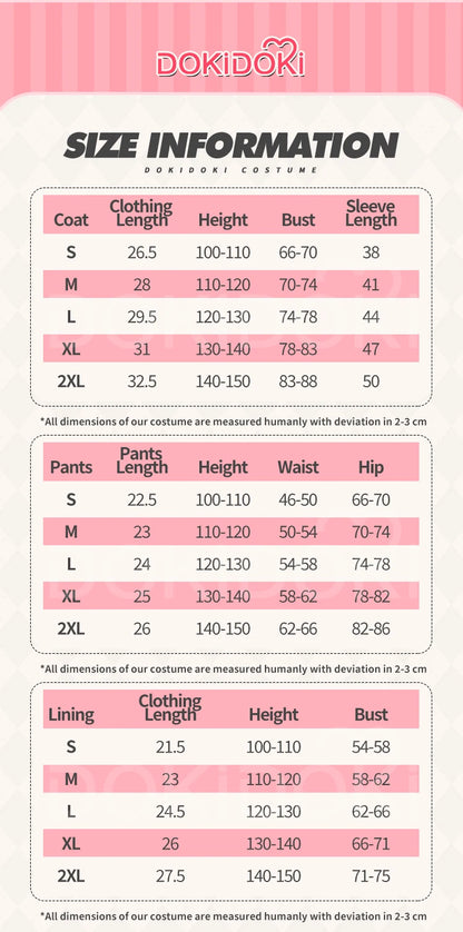 【Last Batch】IN STOCK Rumii Zoeyy Miraa Cosplay Costume【XS-3XL】DokiDoki-N Women Costume Wig Family Rumii Cosplay Plus Size