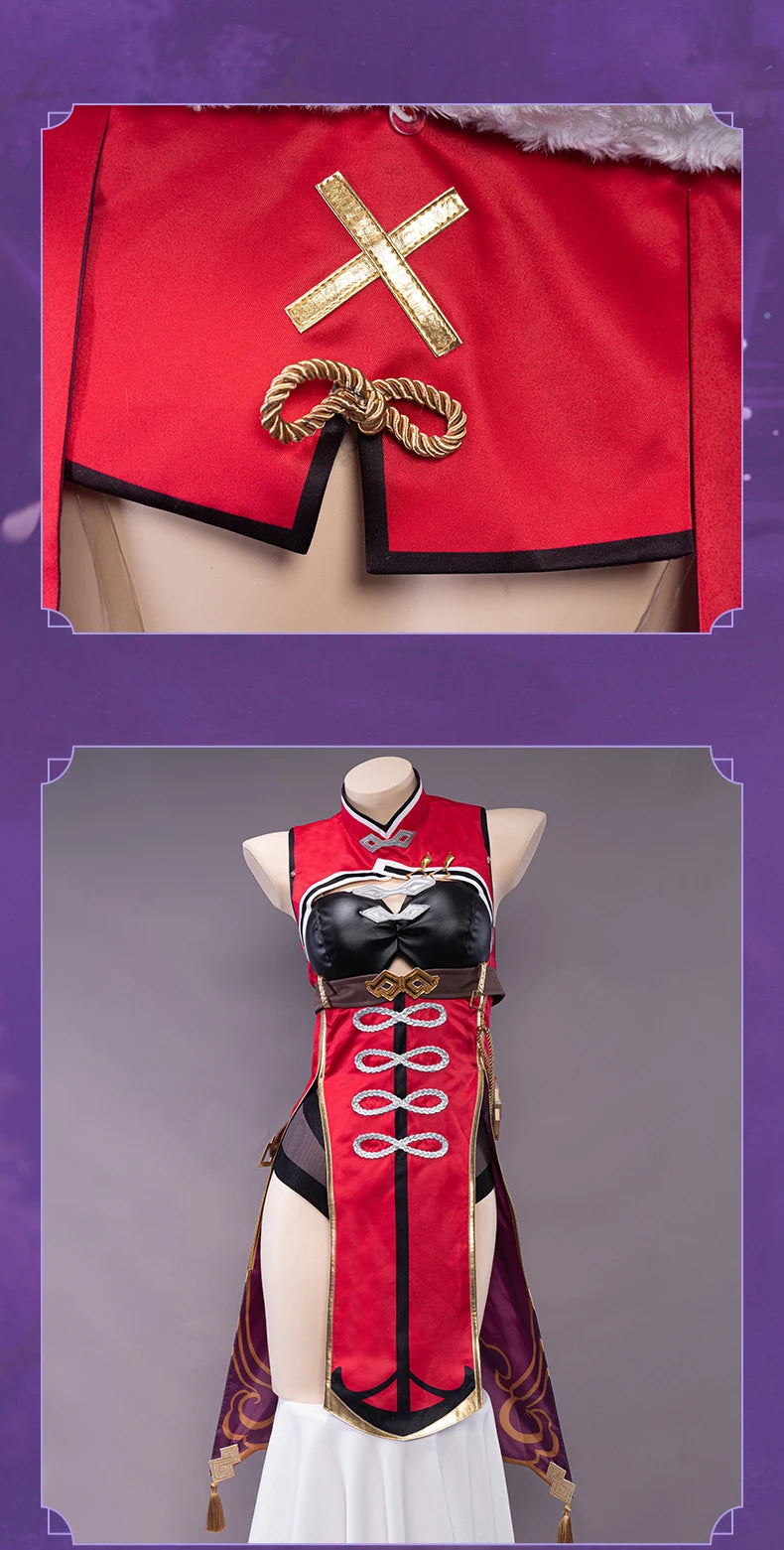 LAST BATCH UWOWO Genshin Impact Beidou Cosplay Game Liyue Uncrowned Lord of the Ocean Halloween Christmas Costume Outfit