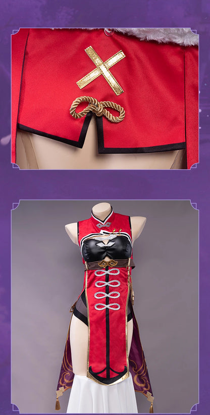 LAST BATCH UWOWO Genshin Impact Beidou Cosplay Game Liyue Uncrowned Lord of the Ocean Halloween Christmas Costume Outfit