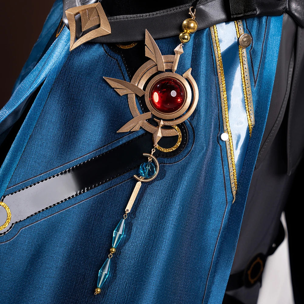 iCoser Honkai Star Rail Anaxa Cosplay Costume Wig Uniform Outfit Anaxagoras Grove of Epiphany Amphoreus Halloween for Women Men