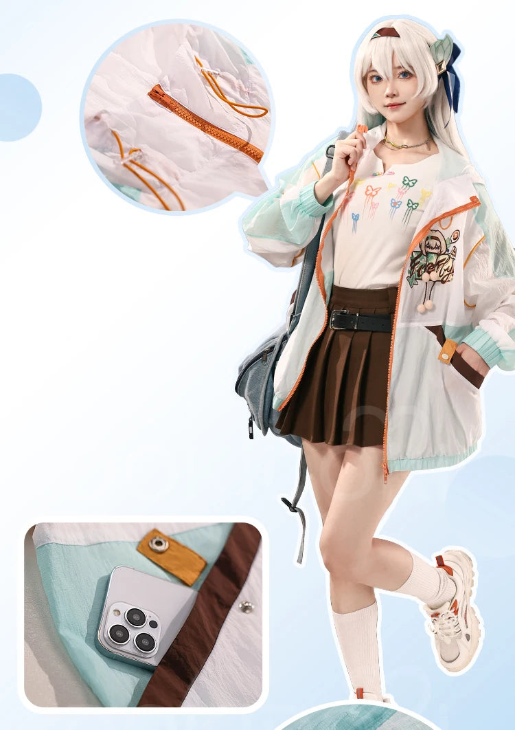 Aventurine Blade Robin Firefly Sparkle Feixiao Doujin Cosplay Costume Game Honkai: Star Rail DokiDoki-SR HSR Sunscreen Jacket