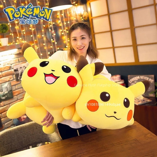 50/70/85cm Big Size Pokemon Pikachu Anime Plush Stuffed Doll Room Decoration Plushies Pillow Peluche Ornaments Children's Gifts
