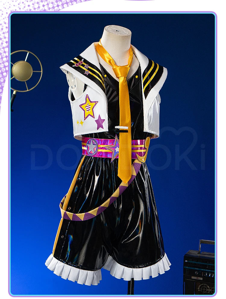 IN STOCK Rinn Lenn Lukaa Cosplay Costume【XS-2XL】DokiDoki-R Women Men Cute Short Dress Costume Muse Dash Rinn Cosplay Plus Size
