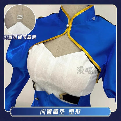 Honkai Star Rail Fate Saber Cosplay Costume Wig Dress Uniform Headwear Halloween Party for Women Girls Role Play Props Cos Gifts