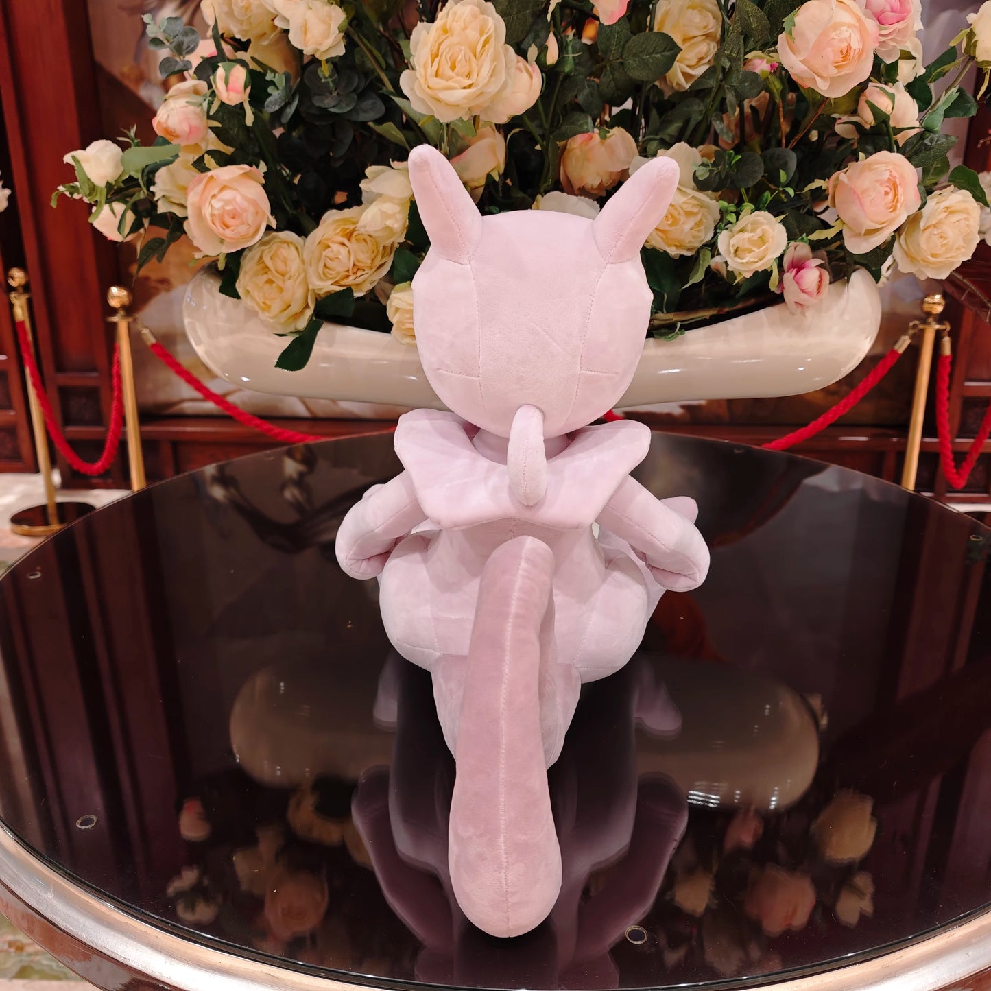 45CM Pokemon Mewtwo Cartoon Anime Peluche Kawaii Stuffed Animal Ornament Comfortable Soft Doll Children Cushion Plush Toy Gift