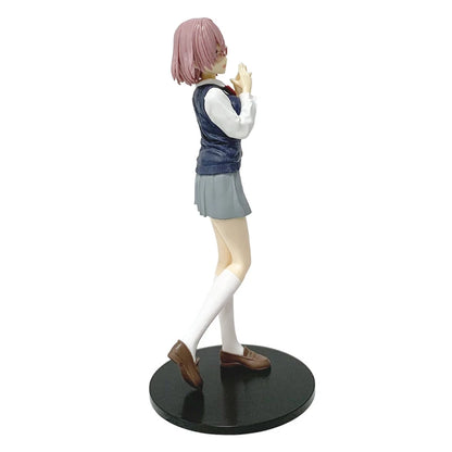 2.5-jigen no Yuuwaku Anime Figure 10cm Sitting Tachibana Mikari Action Figure Amano Ririsa Figurine PVC Collection Model Toys