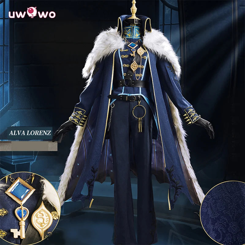 UWOWO Collab Series Game Identity V Prison Warden Hermit Alva Lorenz Cosplay Costume