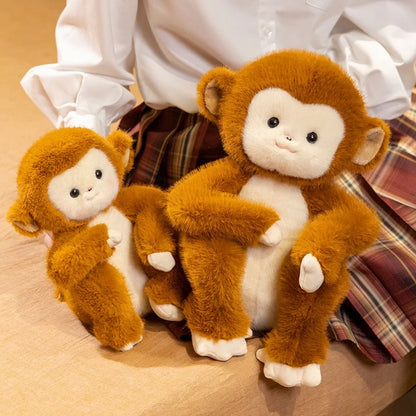 Simulation Animal monkey Plush Doll Cute Cartoon monkeys Stuffed Toy For Children Kids Girls kawaii room decor ﻿