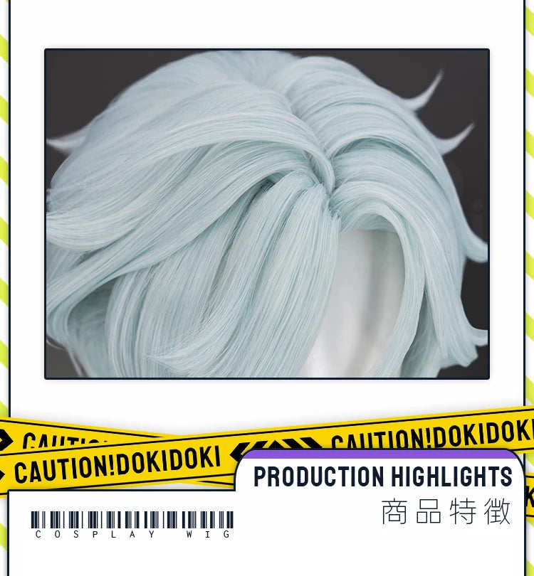 IN STOCK Dahlia Ifa Wig Game Genshin Impact DokiDoki Men Pink Hair Mondstadt Ifa Cosplay Dahlia Book Prop Free Wig Cap