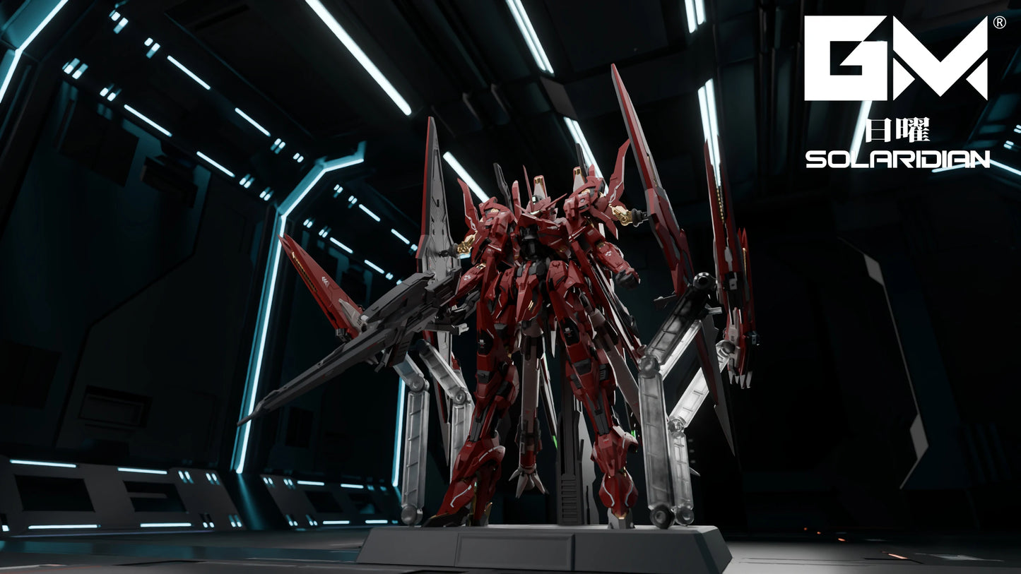 1/72 GM-GODOMO GM-001 Solaridian Series Pre-Assembled Alloy Skeleton Action Figure Detachable Parts Assembly Model Toy Boy Gifts