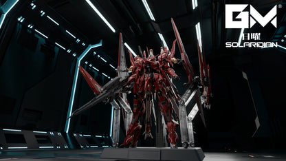 1/72 GM-GODOMO GM-001 Solaridian Series Pre-Assembled Alloy Skeleton Action Figure Detachable Parts Assembly Model Toy Boy Gifts