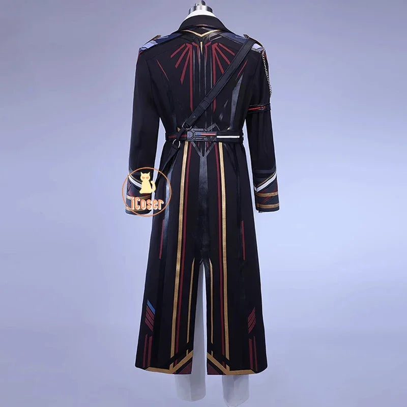 Love and Deepspace Caleb Cosplay Costume Wig Farspace Colonel Uniform Trench Halloween Party for Women Men Carnival Cos Props