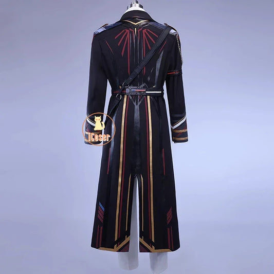 Love and Deepspace Caleb Cosplay Costume Wig Farspace Colonel Uniform Trench Halloween Party for Women Men Carnival Cos Props