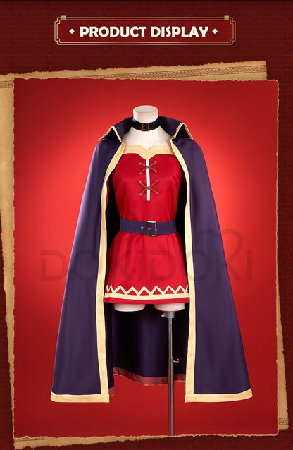 Meguminn Cosplay Anime Cosplay Costume DokiDoki-R Meguminn Costume With Shoes Cover Women Cosplay