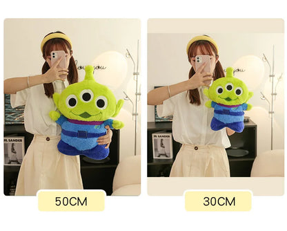 50/70/90cm Super Big Size Alien Disney Cartoon Anime Plush Stuffed Doll Cute Room Decorated Plushie Children Pillow Holiday Gift