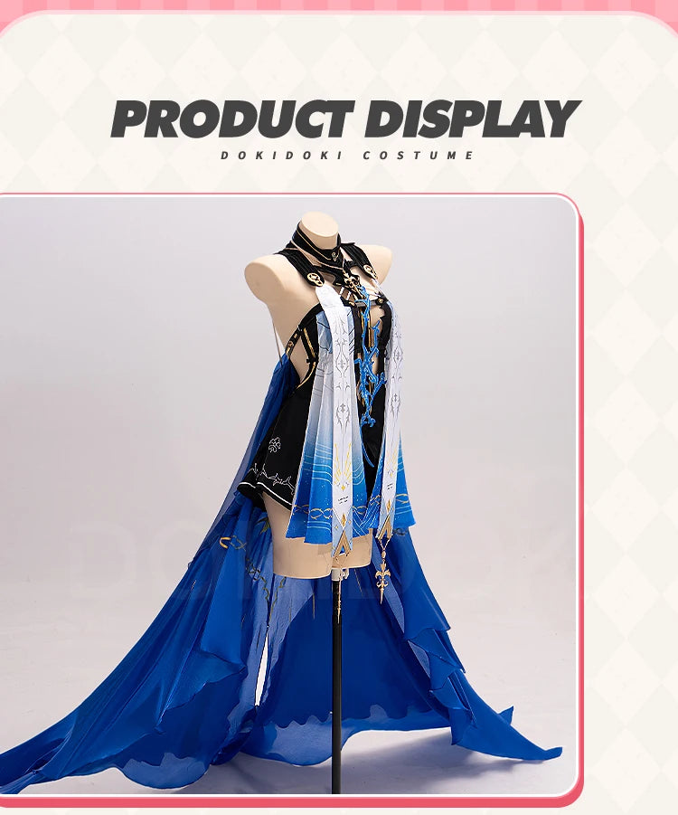 Fleurdelys Cartethyia Cosplay Costume Game Wuthering Waves【XS-3XL】DokiDoki-N Fleurdelis Dress Ears Plus Size