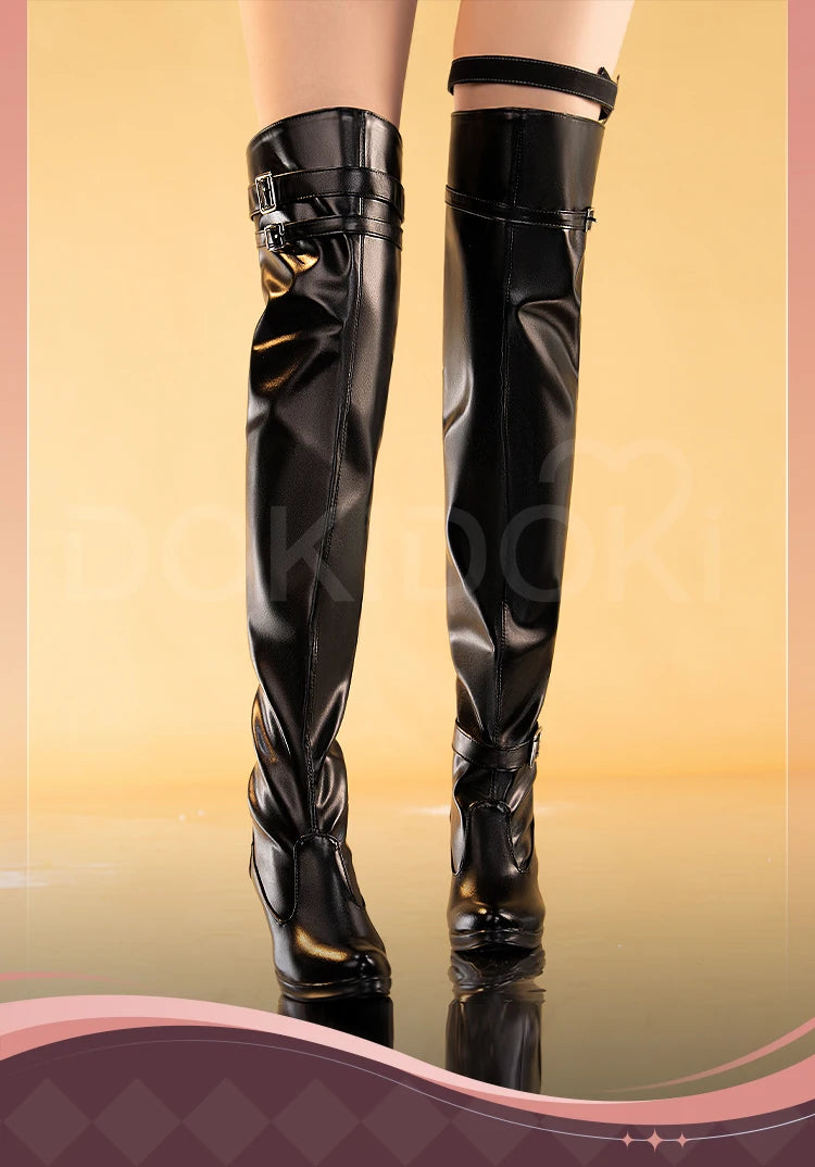 IN STOCK Enchanting Veil Heroine Cosplay Costume Game Love and Deepspace【S-2XL】DokiDoki-R Women Red Dress Shoes Sylus Plus Size