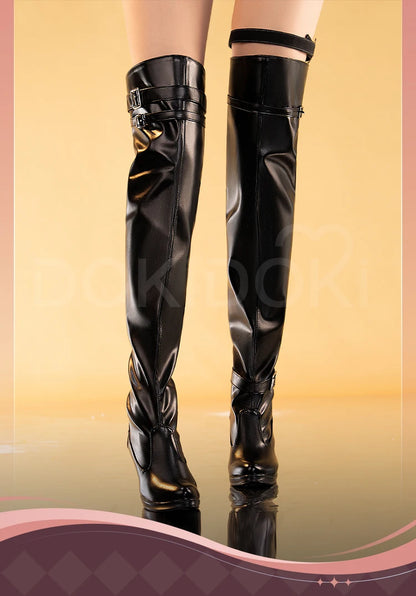 IN STOCK Enchanting Veil Heroine Cosplay Costume Game Love and Deepspace【S-2XL】DokiDoki-R Women Red Dress Shoes Sylus Plus Size