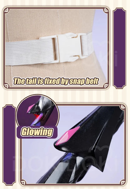 【First Batch in Dec.】Durin Cosplay Costume Genshin Impact【S-3XL】DokiDoki-R Nod-Krai Men Dragon Costume Tail Wings Plus Size