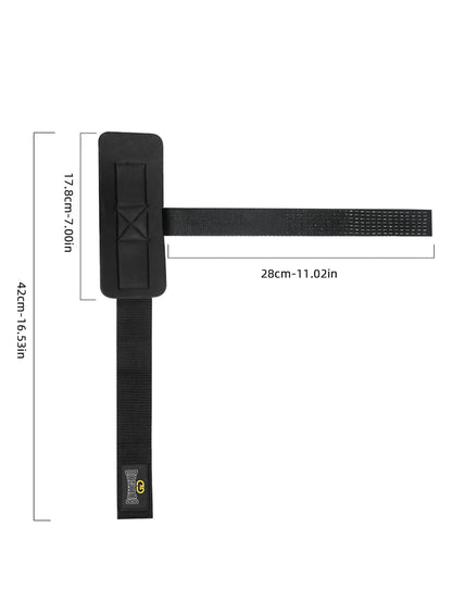 The Codex Weightlifting Straps with Wrist Bands Gym Grip for Powerlifting Strength Training Exercise Protection