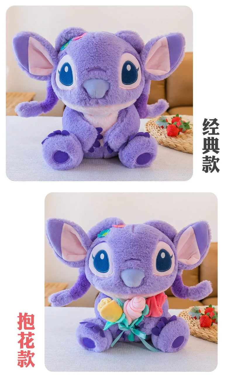 35/55/70CM Big Size Disney Stitch Cute Anime Plush Stuffed Doll Room Decoration Peluche Pillow Kawaii Plushies Ornaments Gifts