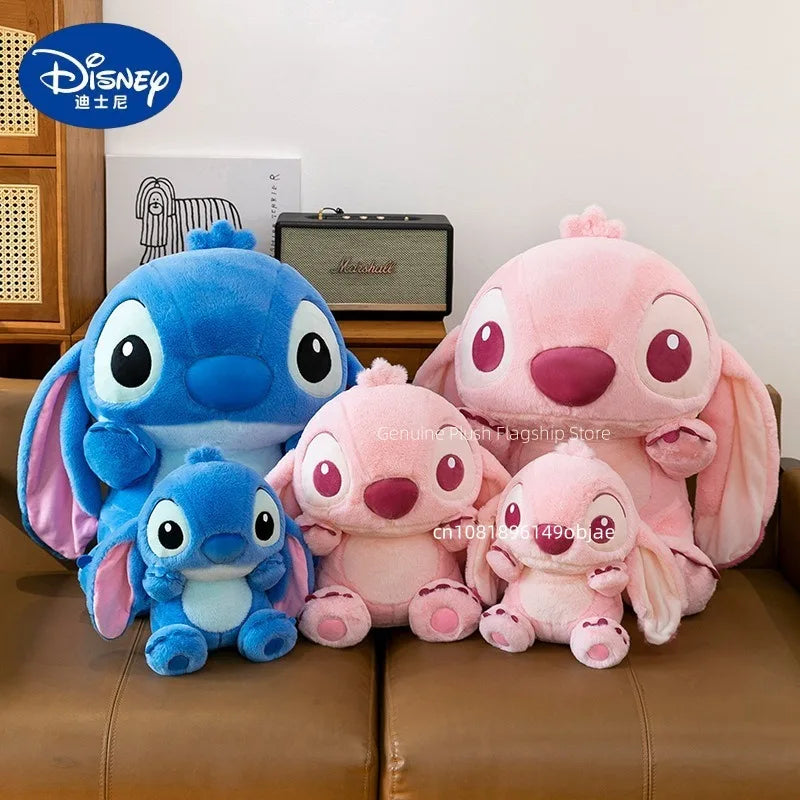 30/40/60cm Big Size Stitch Disney Anime Plush Stuffed Doll Kawaii Room Decoration Plushies Pillow Ornaments Holiday Gifts