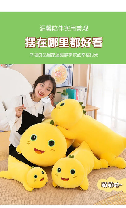 40-80cm Kawaii Milk Dragon Doll Plush Toy Pillow Nailong Stuffed Doll Cartoon Anime Accompany Sleep Toy Kid Birthday Gift