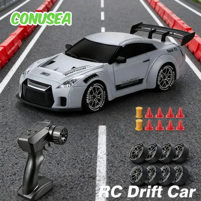 RC Drift Car 1/24 4WD High Speed Remote Control Electric Racing Vehicle for Kids Boys Christmas Gifts