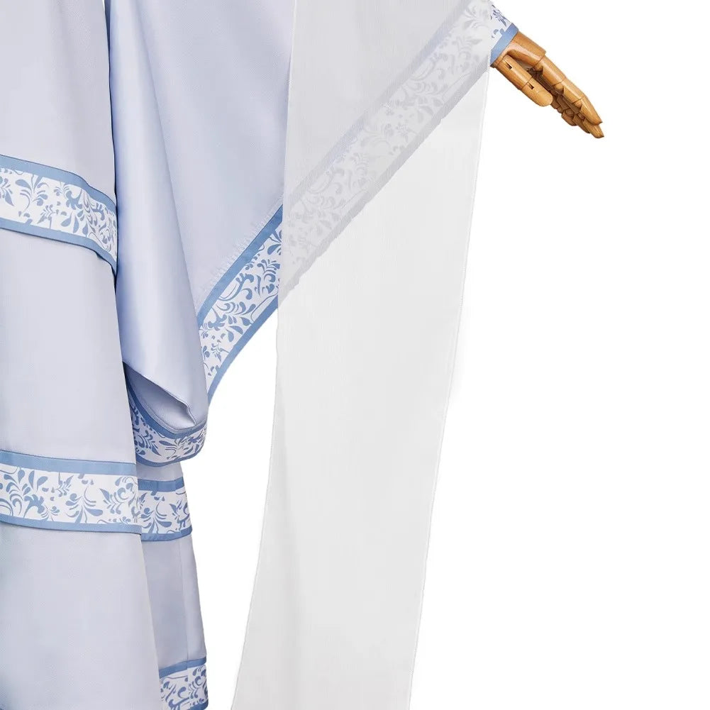 Anime The Apothecary Diaries Jinshi Cosplay Costume White Dress Headwear Earrings Kusuriya No Hitorigoto Maomao Halloween Women