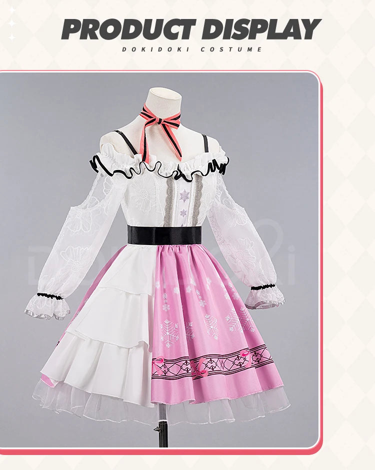 IN STOCK Nikki Cosplay Costume Game Infinity Nikki【S-3XL】DokiDoki-N Women Pink Blue Dress Nikki Cosplay Plus Size
