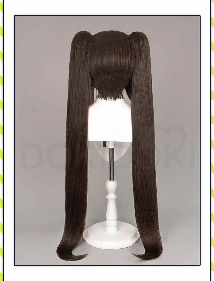 IN STOCK Chocola /Vanilla Wig Nekopara Cosplay DokiDoki Halloween Wig Long brown Hair Chocola Cosplay Ears Vanilla Free Wig Cap