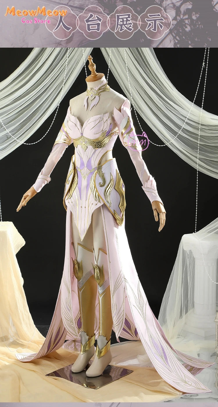 Soul Land Qian Renxue Cosplay Costume Set Polyester