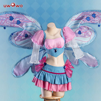 LAST BATCH UWOWO Bloomm S4 Anime Cosplay Costume Big Fairy Wings Cosplay Princes Costume Outfit Butterfly Halloween Costumes
