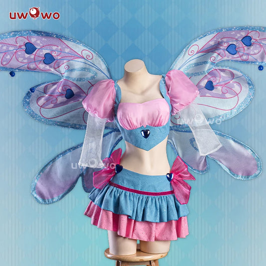 LAST BATCH UWOWO Bloomm S4 Anime Cosplay Costume Big Fairy Wings Cosplay Princes Costume Outfit Butterfly Halloween Costumes