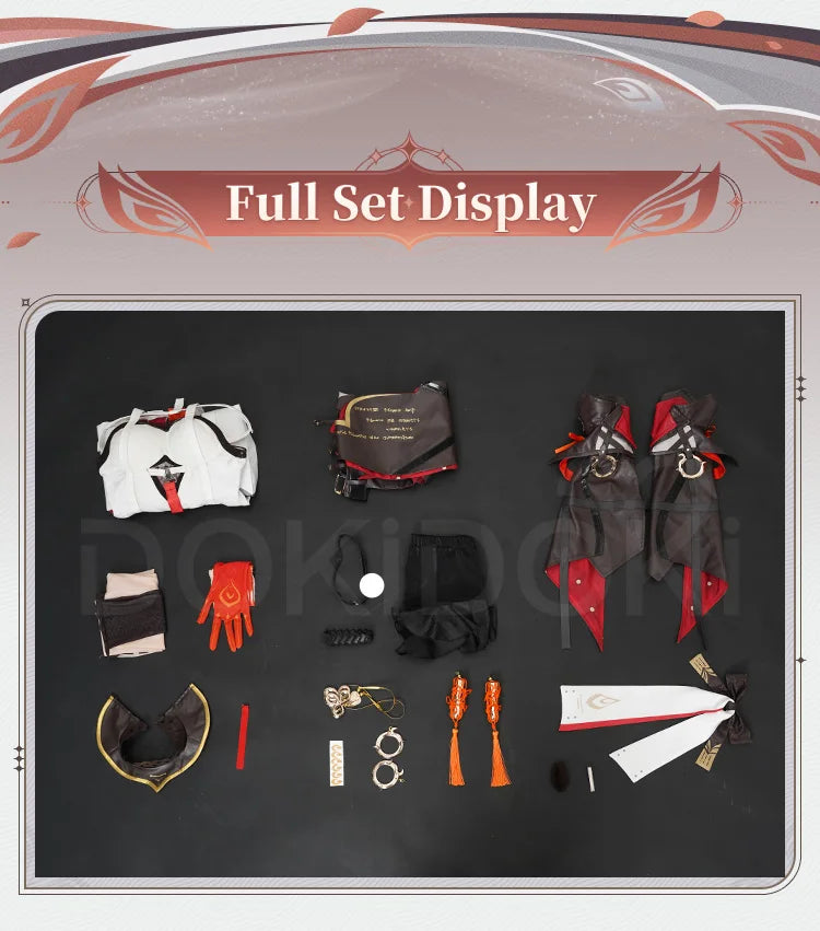 IN STOCK Changli Cosplay Costume Game Wuthering Waves DokiDoki-SR Women Costume Changli Cosplay Metal Accessories