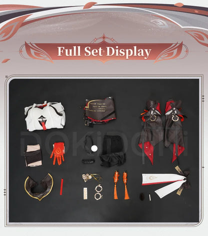 IN STOCK Changli Cosplay Costume Game Wuthering Waves DokiDoki-SR Women Costume Changli Cosplay Metal Accessories